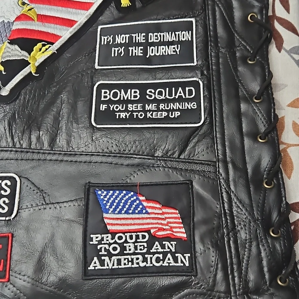 Diamond Supply Co. Black Leather Vest - Picture 13 of 16